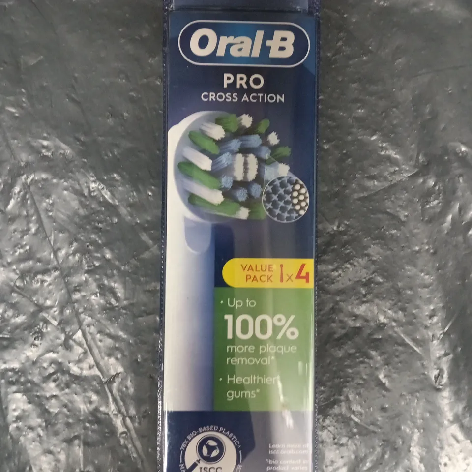 ORAL-B PRO CROSS ACTION VALUE PACK - REPLACEMENT ELECTRIC TOOTHBRUSH HEADS