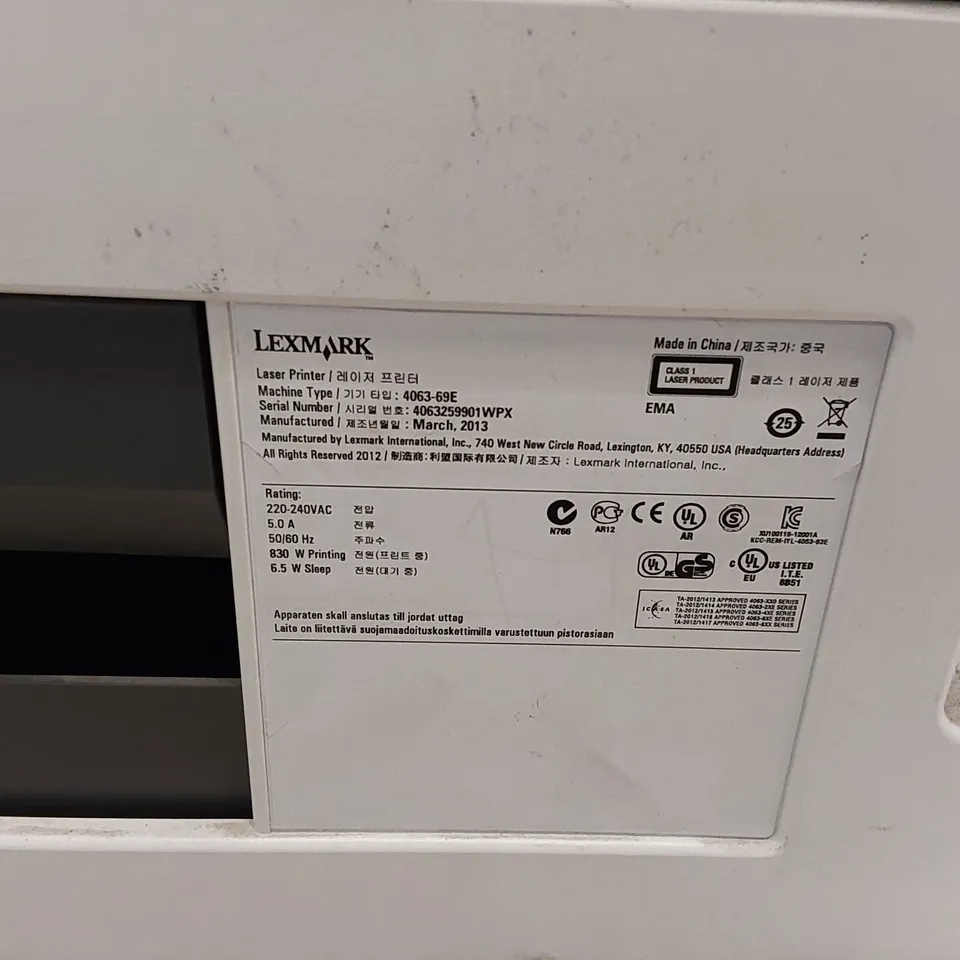 LEXMARK M5170 MONO LASER PRINTER