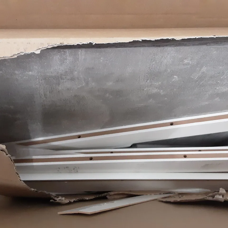 BOXED DESIGNER OSLO TABLE  - B: 80 X H: 77 X T: 80 CM