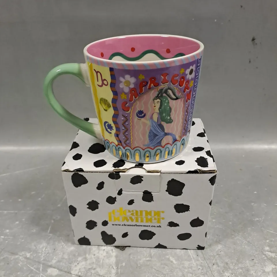 BOXED ELEANOR BOWMER CAPRICORN ZODIAC MUG 