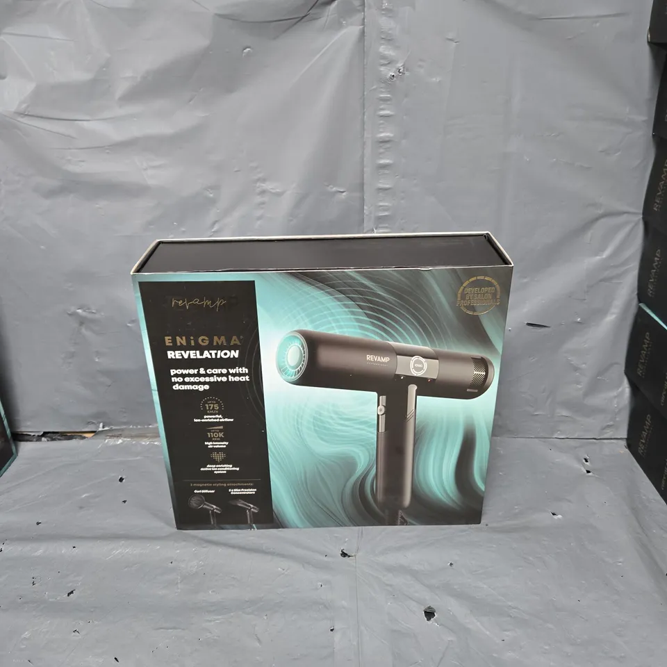 BOXED REVAMP ENIGMA REVELATION HAIR DRYER DR-6500-GB