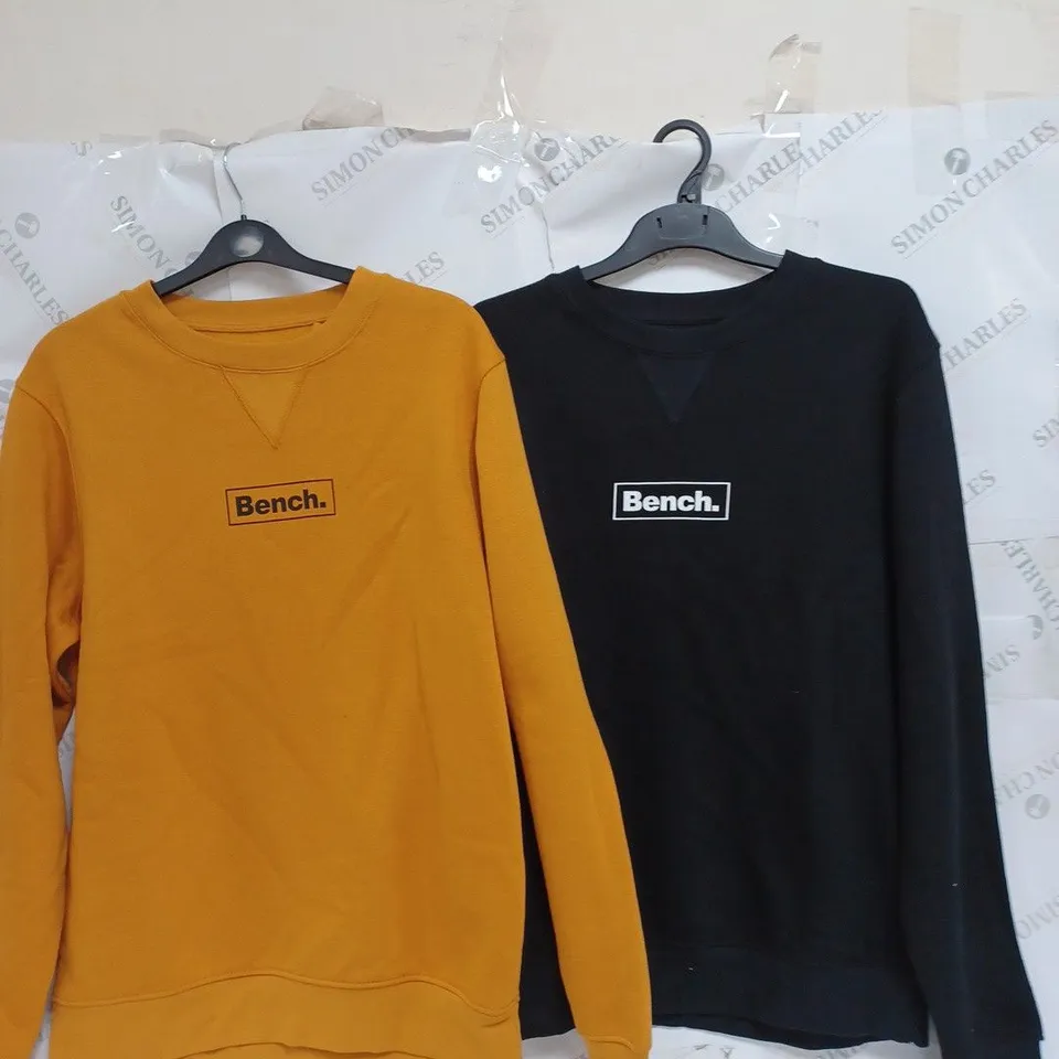 8 BENCH CREW SWEAT DOYLE IN RED, YELLOW, BLACK, AND BLUE