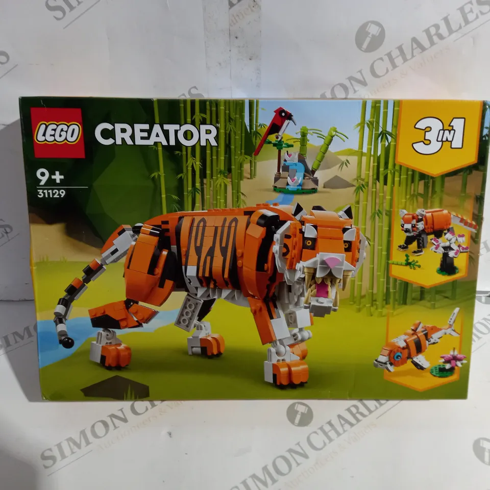 BOXED LEGO CREATOR 31129 TIGER