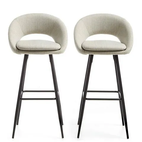 PAIR OF AURELIA BAR STOOLS - COLLECTION ONLY