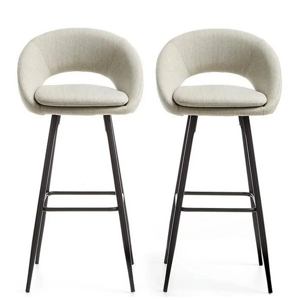 PAIR OF AURELIA BAR STOOLS - COLLECTION ONLY 