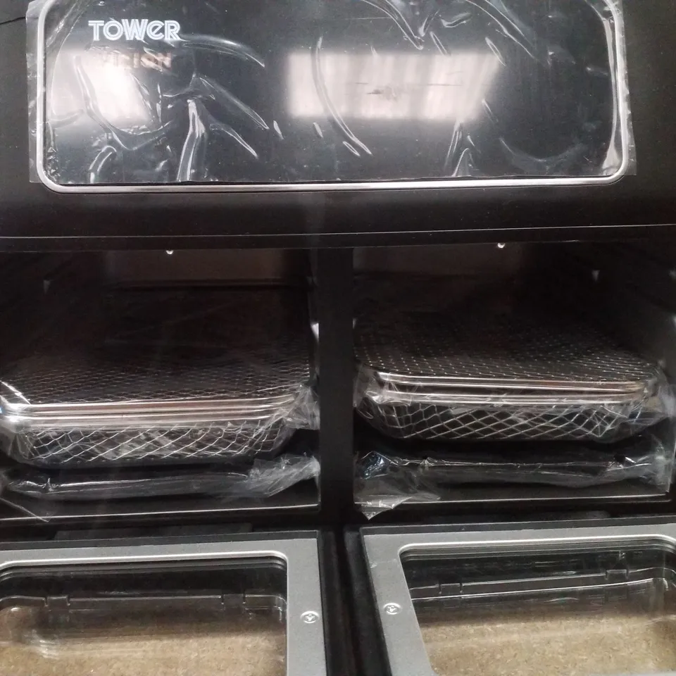 BOXED TOWER TI7102 VIZION 11L DUAL COMPARTMENT AIR FRYER OVEN
