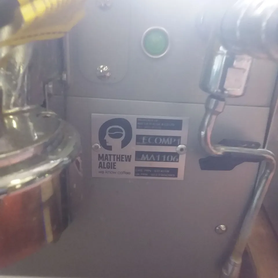 MATTHEW ALGIE ECOMP1 COFFEE MACHINE