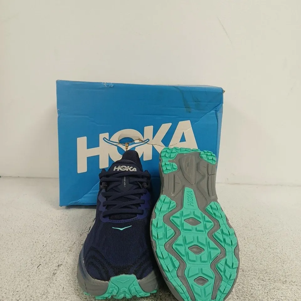 HOKA CHALLENGER ATR 7 – MEN'S RUNNING SHOES, UK 9 (US 9.5), NAVY/TEAL