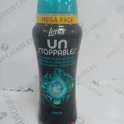 SEALED MEGA PACK OF LENOR UNSTOPPABLES IN-WASH SCENT BOOSTER FRESH 570G