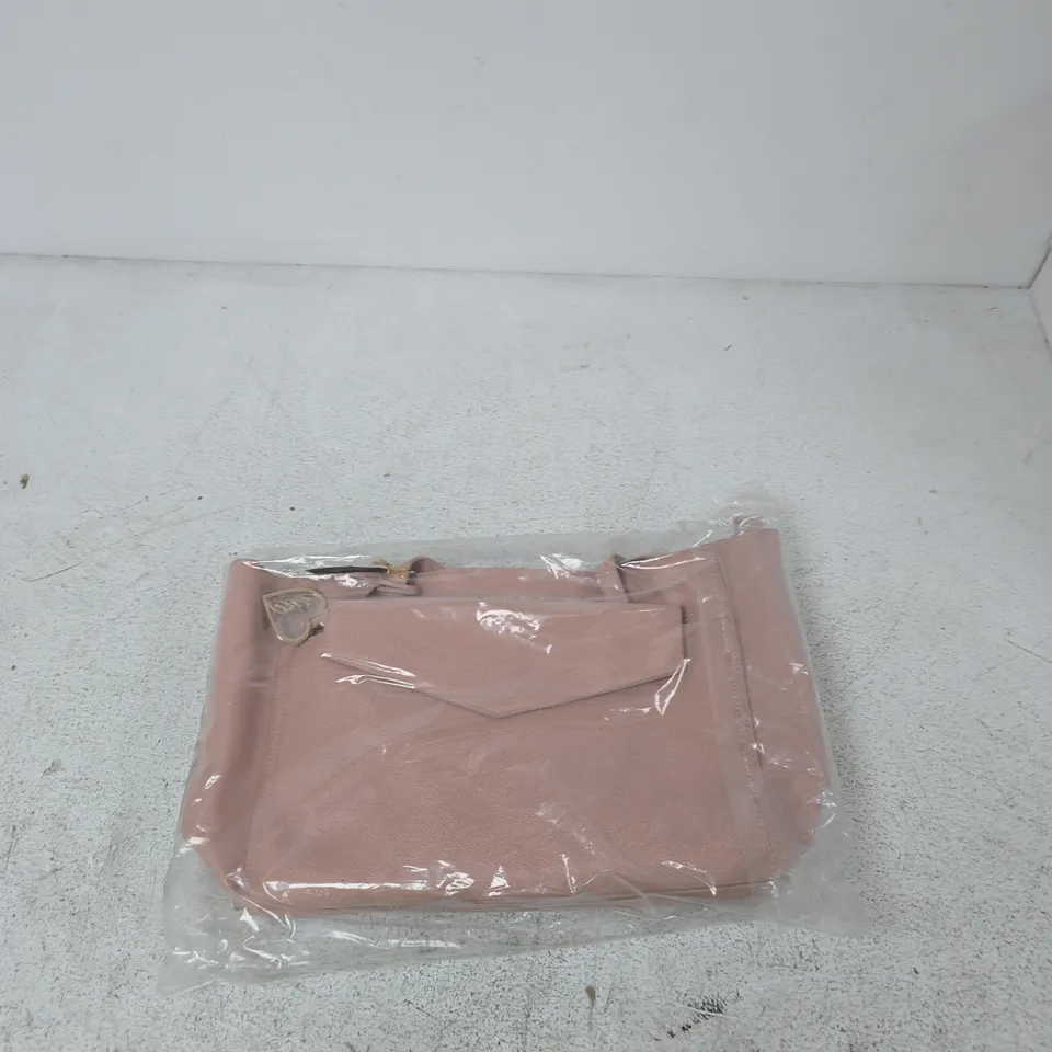 BEBE TANYA TOTE WITH LOGO POUCH – BLUSH PINK 