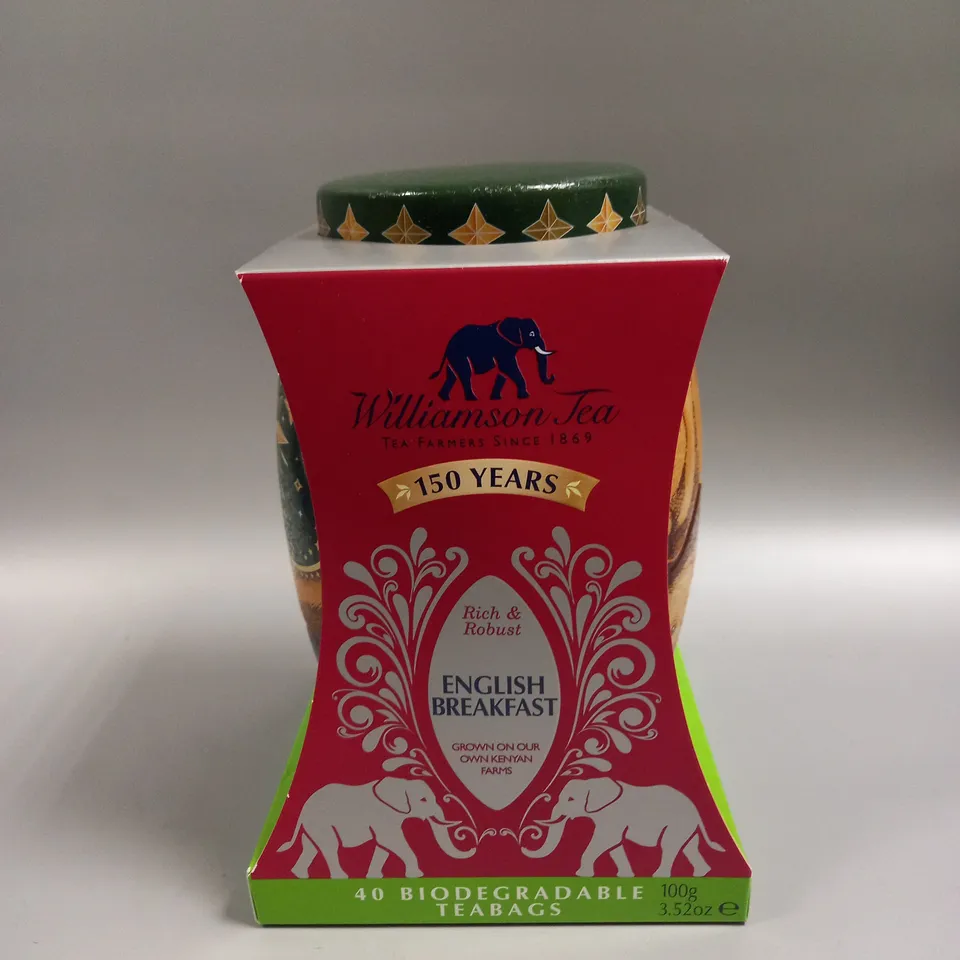 SEALED WILLIAMSON TEA RICH & ROBUST ENGLISH BREAKFAST TEA BAGS