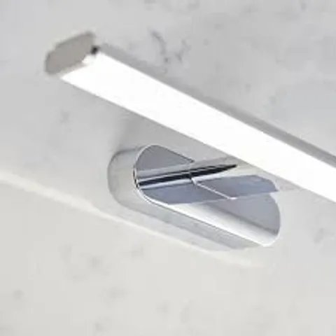 BOXED ENDON MODA LED 1 LIGHT BATHROOM WALL LIGHT CHROME FROSTED