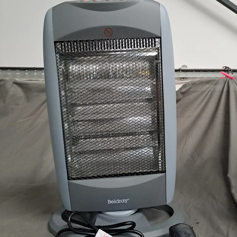 BOXED BELDRY 1200W HALOGEN HEATER 