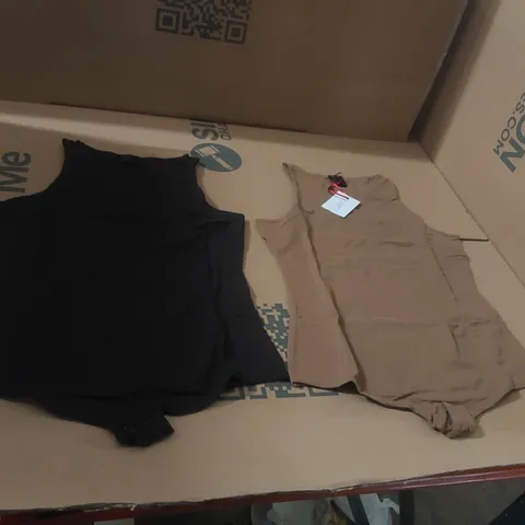 BOX CONTAINING APPROXIMATELY 23x PAIRS OF BRAND NEW MAGISCULPT BLACK/COFFEE RACER BODY - SIZE 14