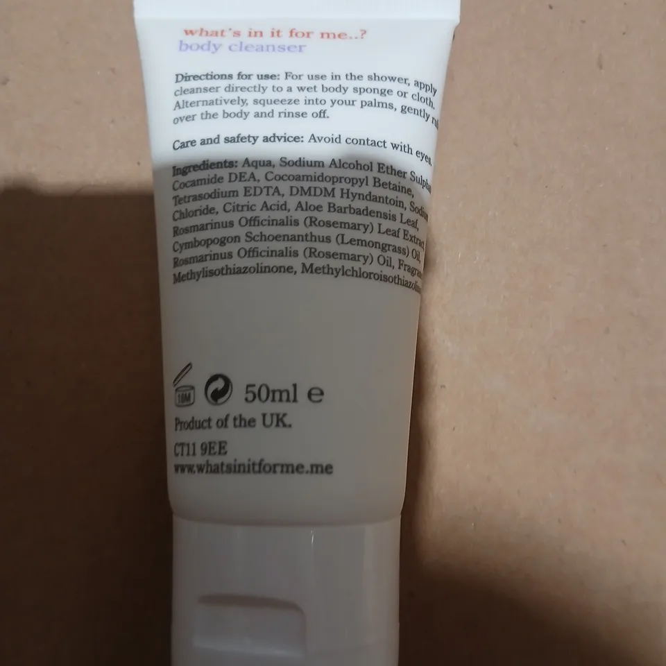 APPROXIMATELY 180 WHAT'S IN IT FOR ME? BODY CLEANSER – 50 ML