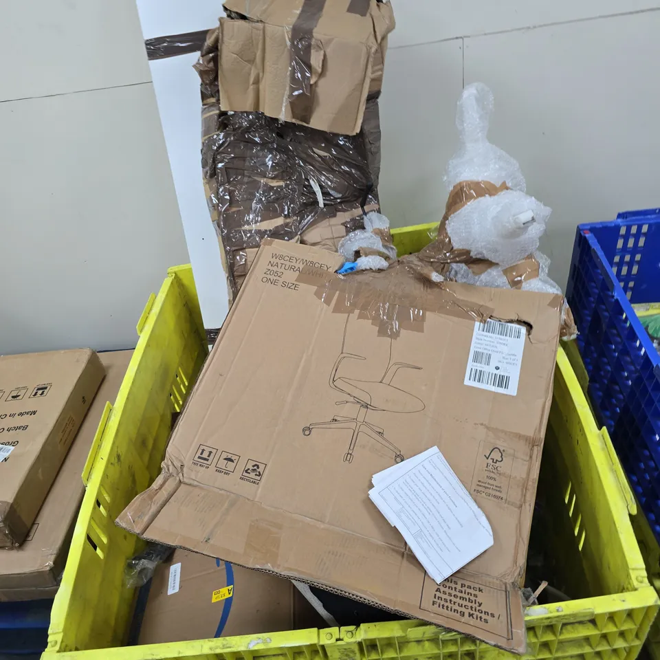 PALLET CONTAINING LARGE AMOUNT OF BROKEN/DAMAGED ITEMS