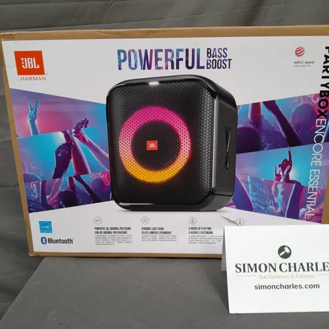 BOXED JBL PARTY BOX BLUETOOTH SPEAKER WITH BASS BOOST