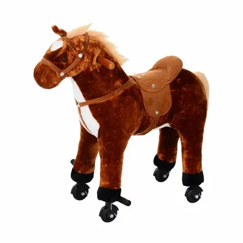 BOXED FARIA ROCKING HORSE - BROWN (1 BOX)