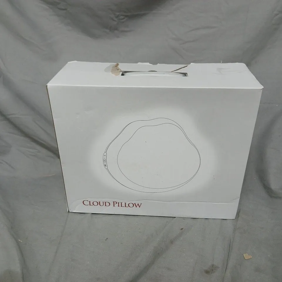 BOXED CLOUD PILLOW IN NAVY