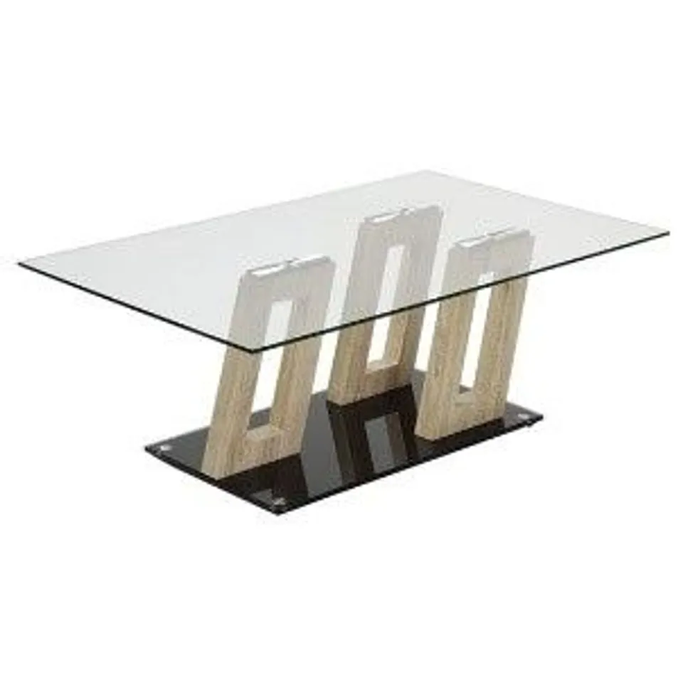 BOXED FERRIS COFFEE TABLE - NATURAL OAK (2 BOXES)