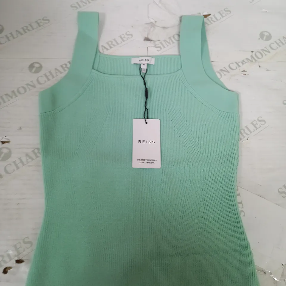 REISS SQUARE NECK TOP SIZE L