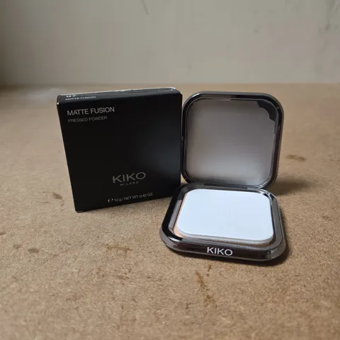 BOXED KIKO MILANO MATTE FUSION PRESSED POWDER – SHADE 07, 12G