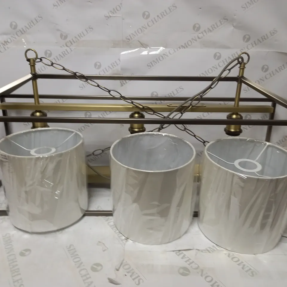 JOHN LEWIS BOUNDARY 3 LIGHT CEILING BAR PENDANT 