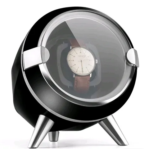KLARSTEIN SINDELFINGEN BLACK AUTOMATIC WATCH WINDER JEWELRY DISPLAY CASE