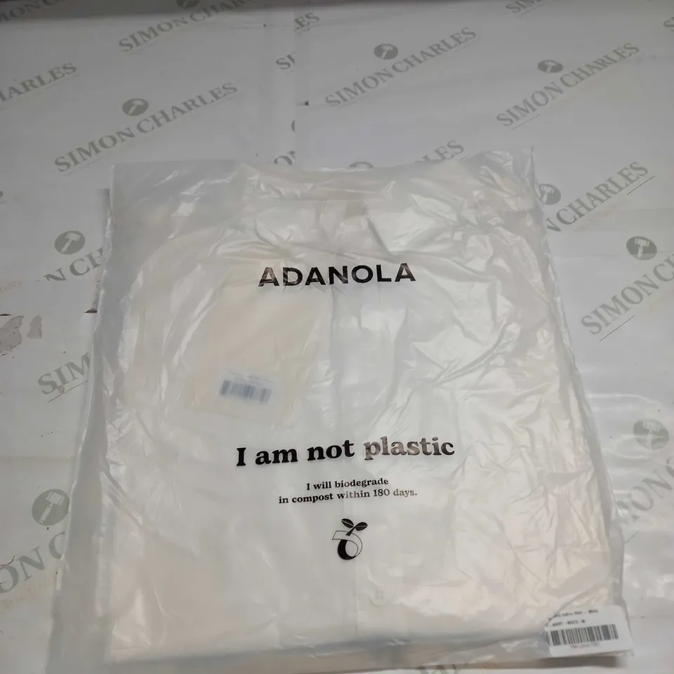 BAGGED ADANOLA OVERSIZED COTTON SHIRT SIZE M