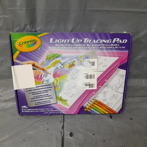 BOXED CRAYOLA LIGHT-UP TRACING PAD 