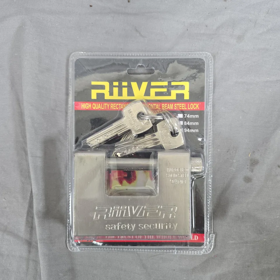 RIIVER 94MM SOLID STEEL HORIZONTAL BEAM STEEL LOCK