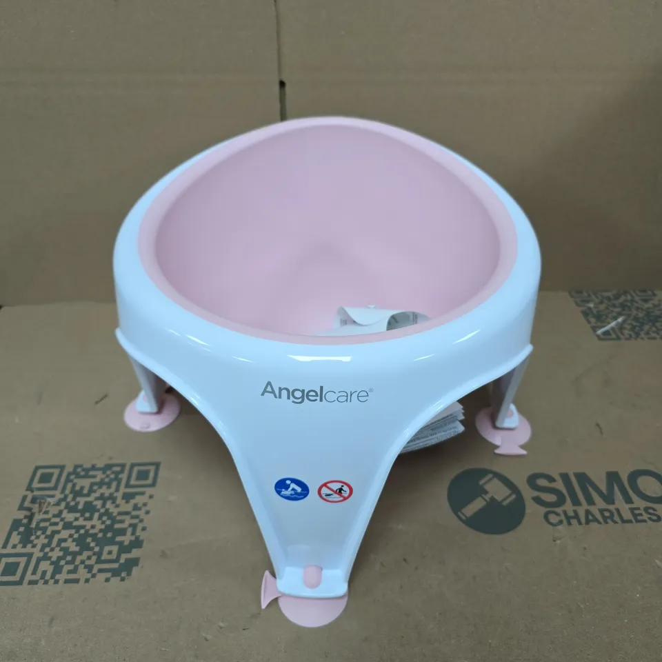 ANGELCARE SOFT TOUCH BATH SEAT IN PINK 