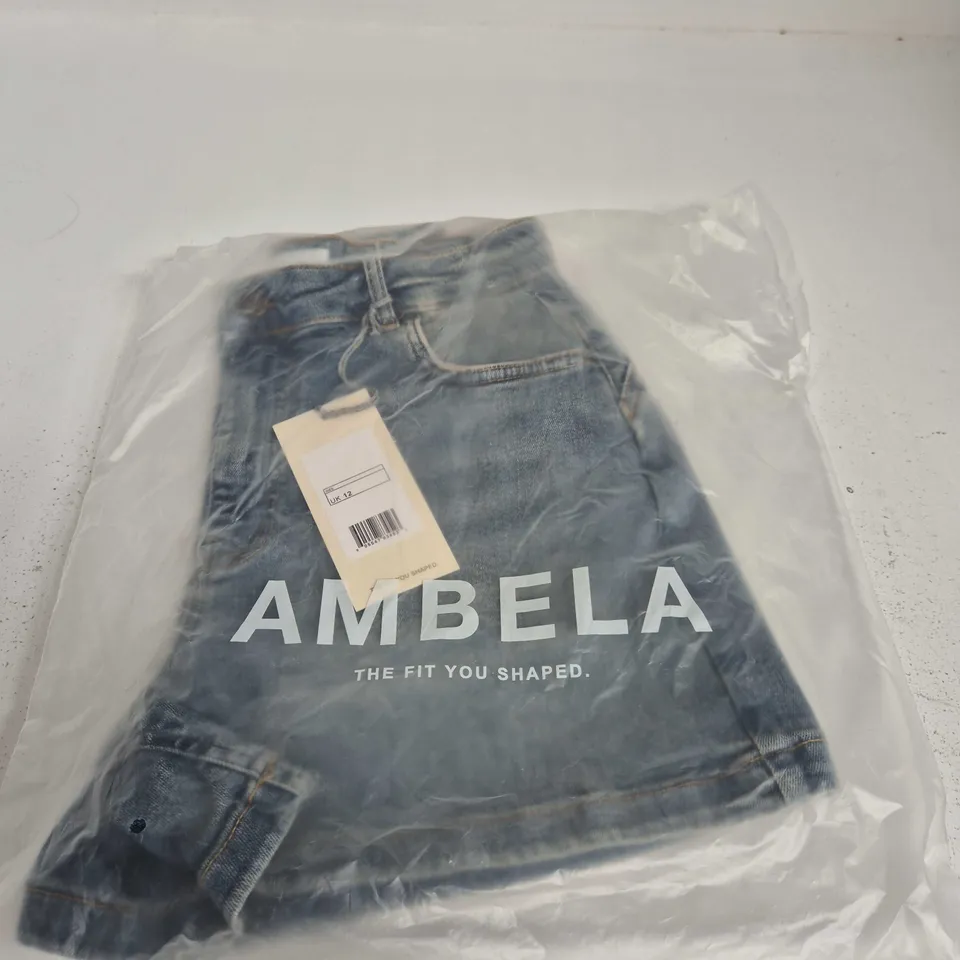 AMBELA WOMEN'S DENIM SKIRT – UK 12