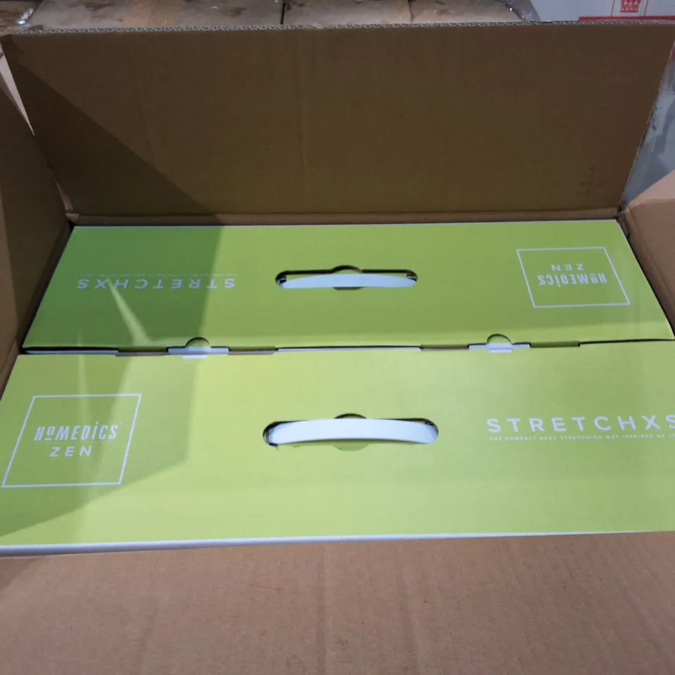 LOT OF 2 BOXED HOMEDICS STRETCH XS COMPACT BACK STRETCHING MATS  - TYM-500