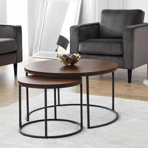 BOXED AMHURST 2 PIECE COFFEE TABLE SET