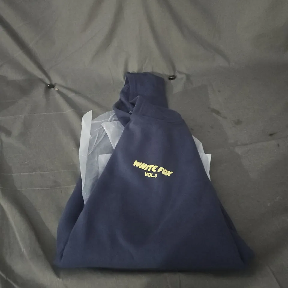 WHITE FOX VOL 3 BLUE HOODIE SIZE L/XL