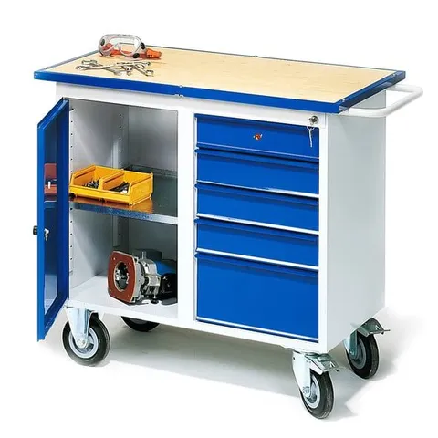 MOBILE WORKBENCH FLEX 5 DRAWERS + 1 CABINET