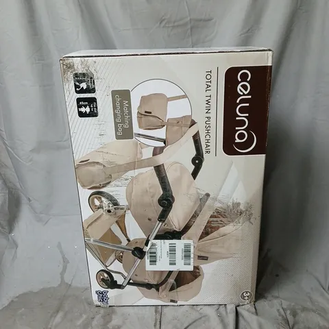 BOXED CELUNA TOTAL TWIN KIDS PUSHCHAIR