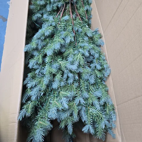 BOXED 7FT ELEGANCE PRE LIT CHRISTMAS TREE (1 BOX)