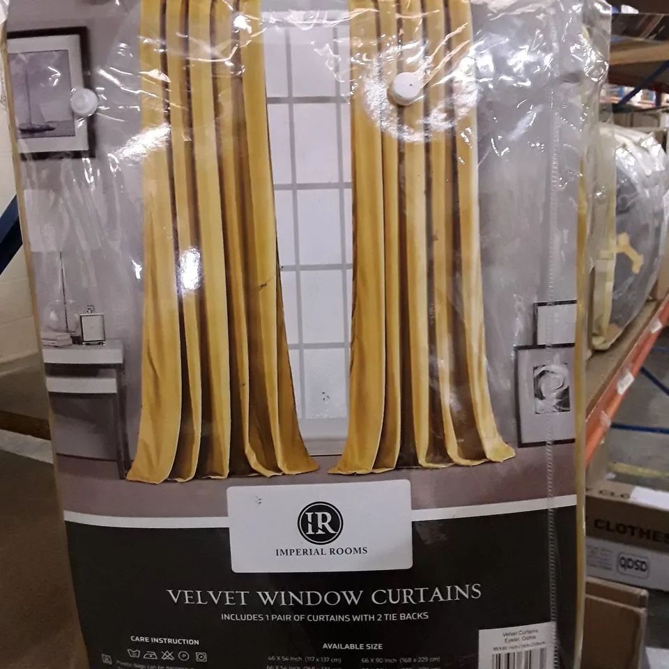 HEAVY VELVET EYELET SHEER READY MADE WINDOW CURTAINS