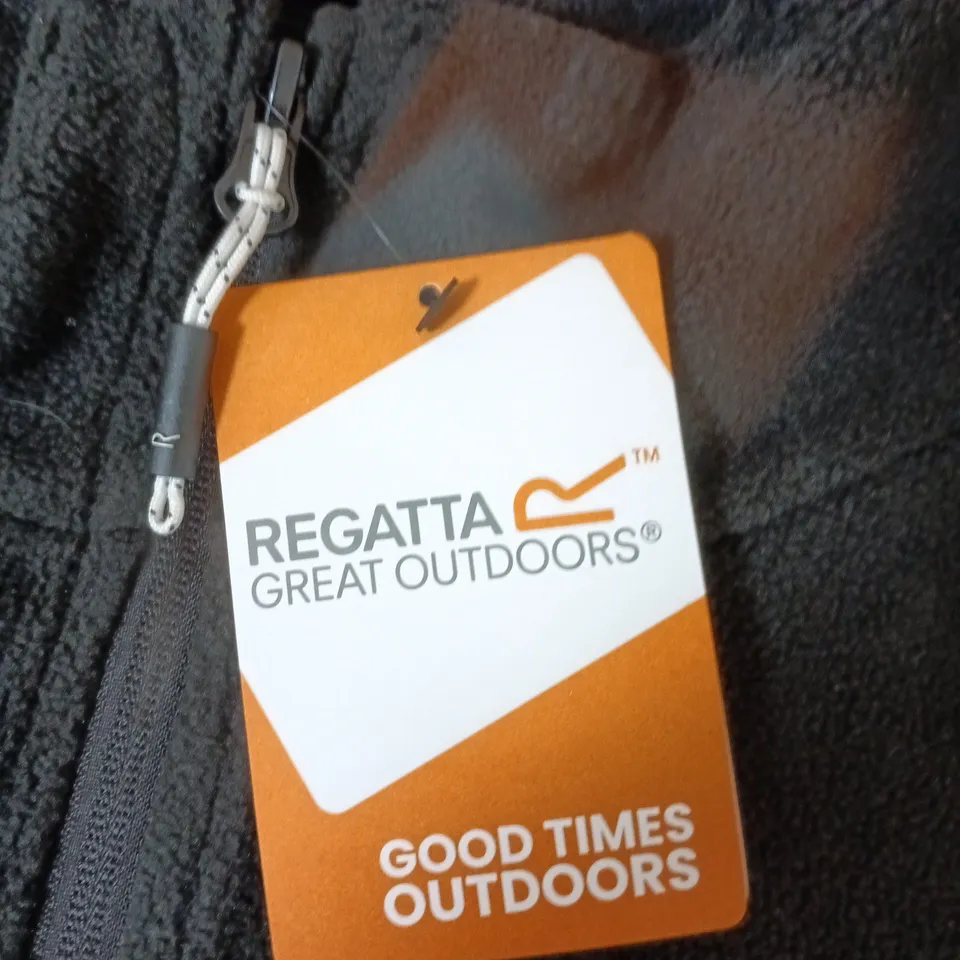 REGATTA GREAT OUTDOORS MEN'S SLEEVELESS ZIP VEST – BLACK, UK 4XL (EU 64)