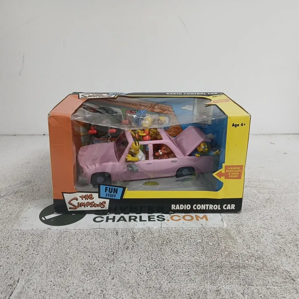 THE SIMPSONS RADIO CONTROL CAR – PINK, BOXED (AGE 4+)