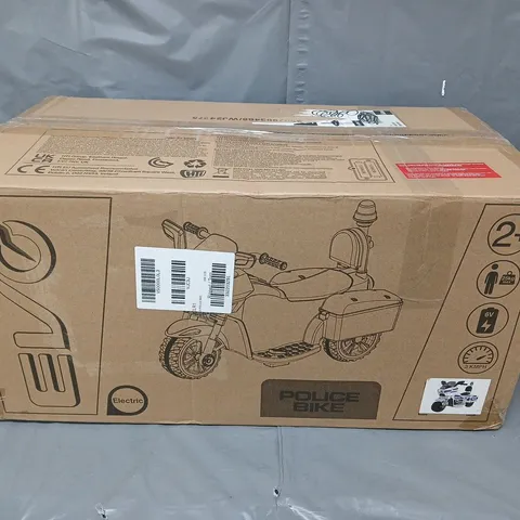BOXED EVO POLICE BIKE RIDE-ON