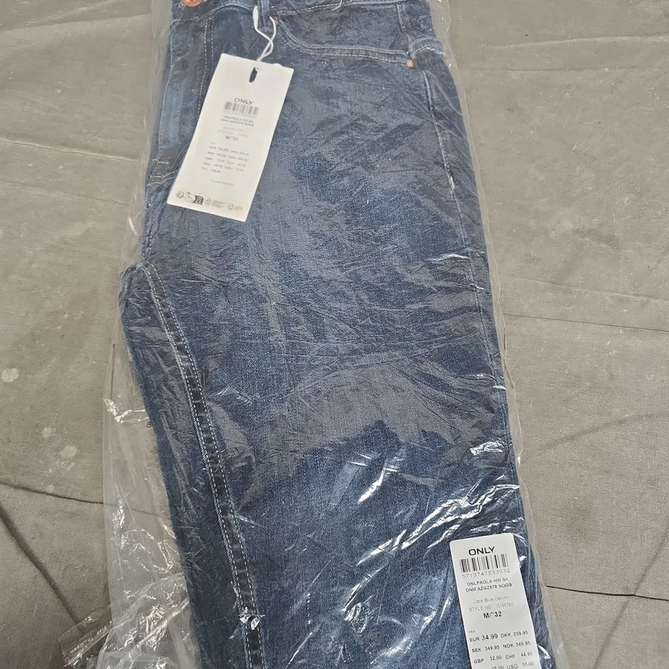 ONLY DARK BLUE DENIM JEANS – 32"