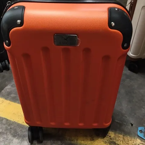 UNBOXED KEPLIN LUGG 45X30X20CM SMALL SIZE SKYWANDER CABIN BAG WITH WHEELS ORANGE COLOUR 