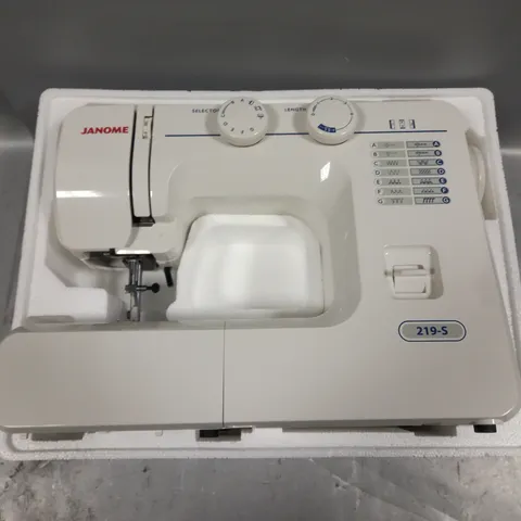 BOXED JANOME 219-S SEWING MACHINE 