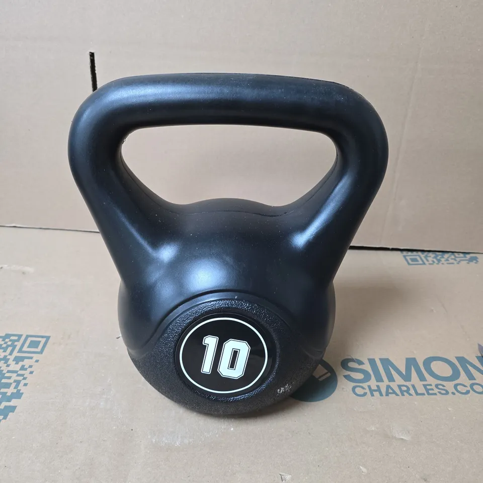 KETTLEBELL – 10 KG, BLACK