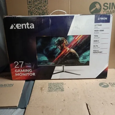 XENTA 27 INCH GAMING MONITOR FHD BOXED WITH ACCESSORIES