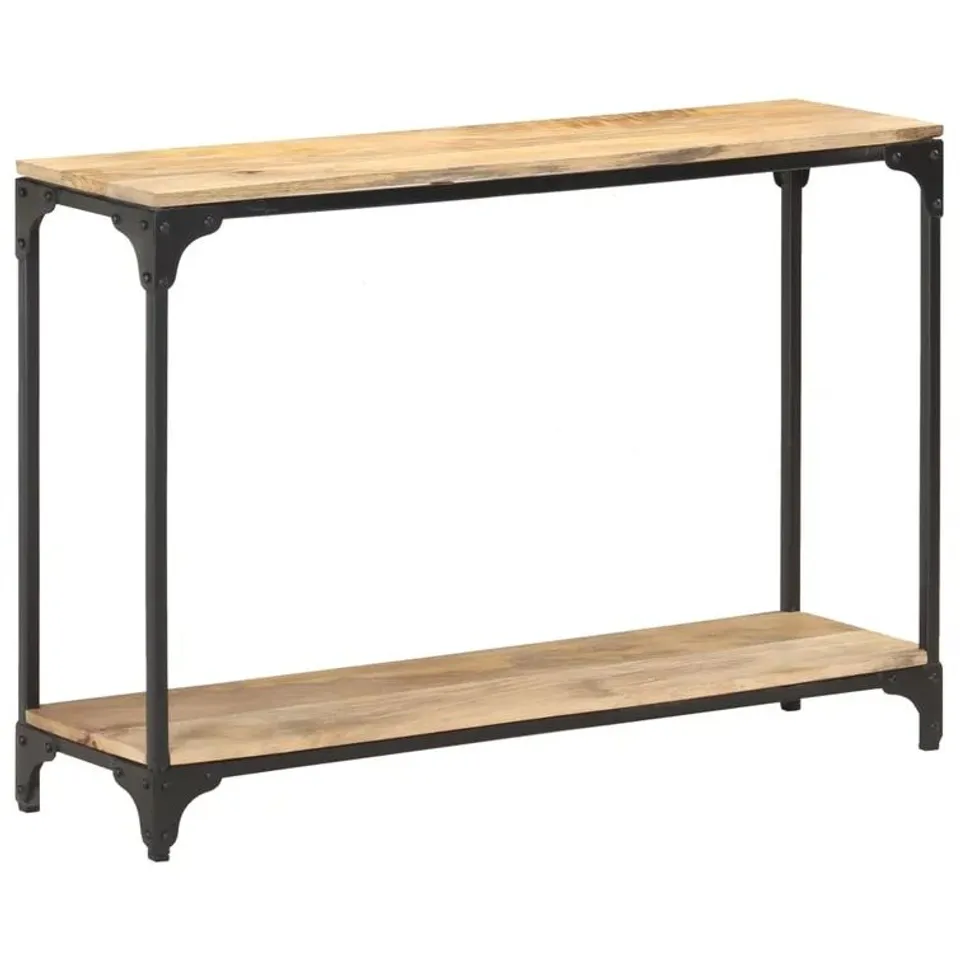 BOXED CASTO 110CM CONSOLE TABLE - BLACK (1 BOX)