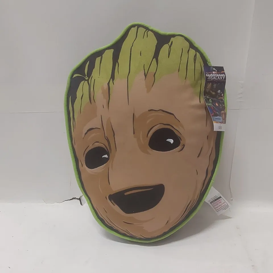 GROOT FACE CUSHION PLUSH TOY WITH TAG